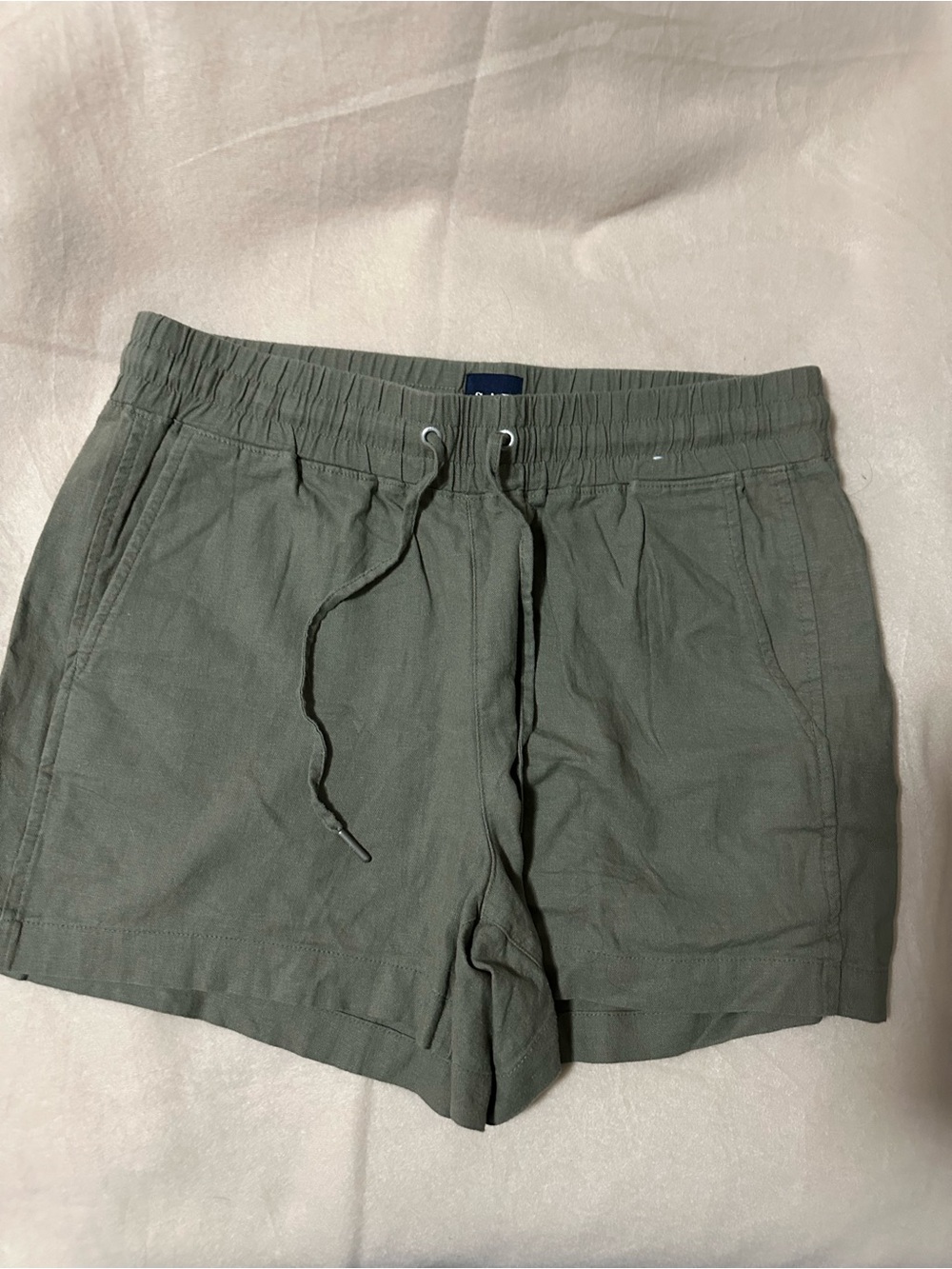 GAP Olive Green Drawstring Shorts